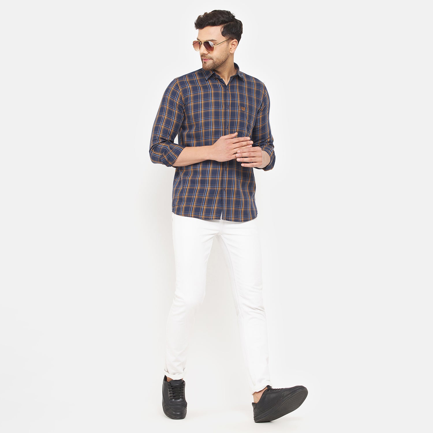 Duke Stardust Men Full Sleeve Cotton Shirt (SDO6CKI)