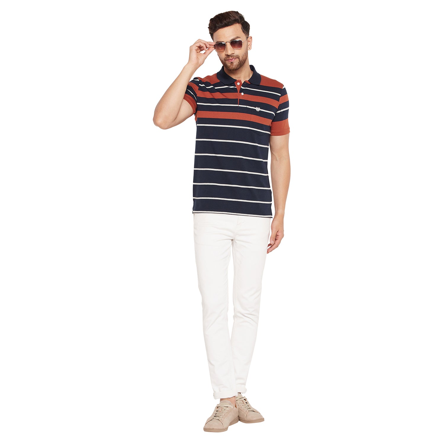 Duke Stardust Men Half Sleeve Cotton T-shirt (MTLF356)