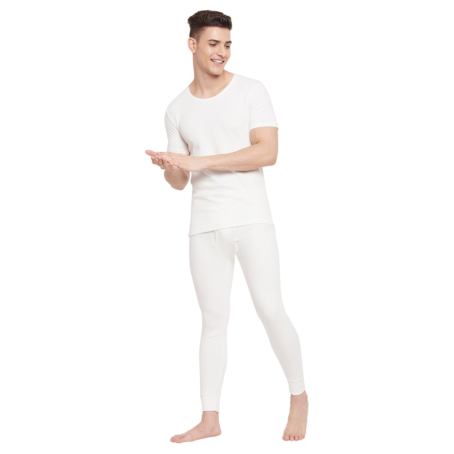 Duke Stardust Men Half Sleeve Top Thermal (D2-G)