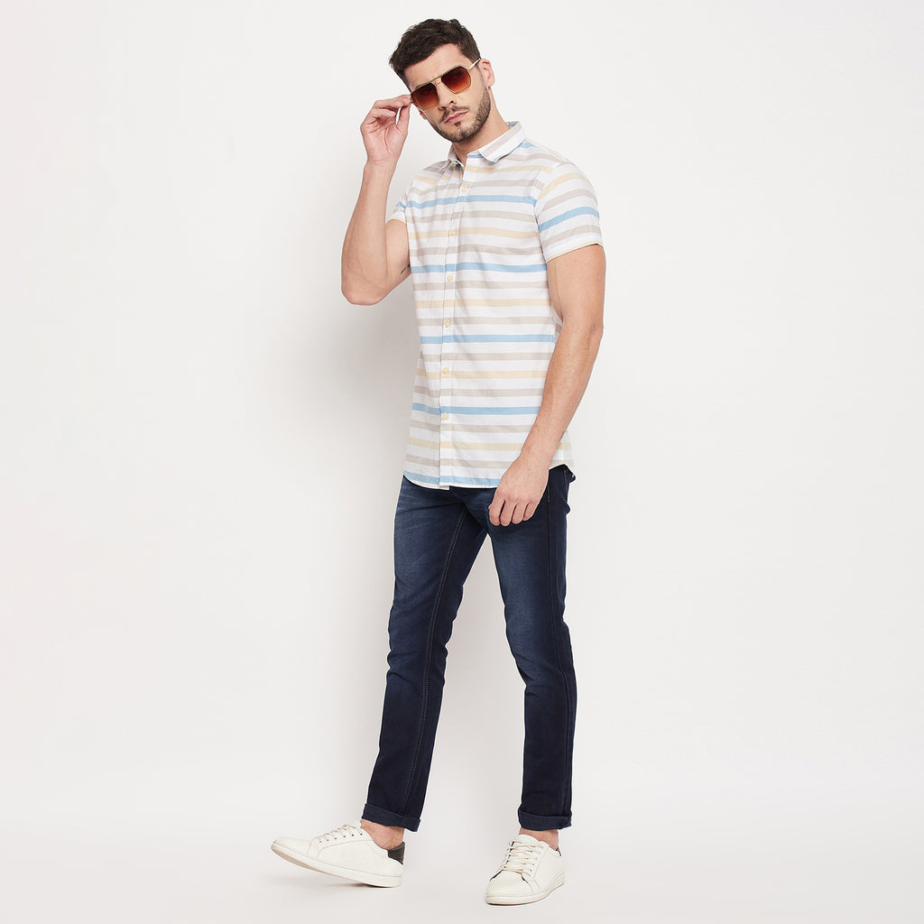 Duke Stardust Men Half Sleeve Cotton Shirt (SDO6963R)