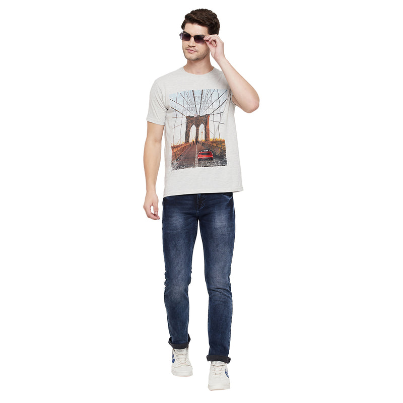 Duke Urban Men Half Sleeve Cotton T-shirt (LF5254)