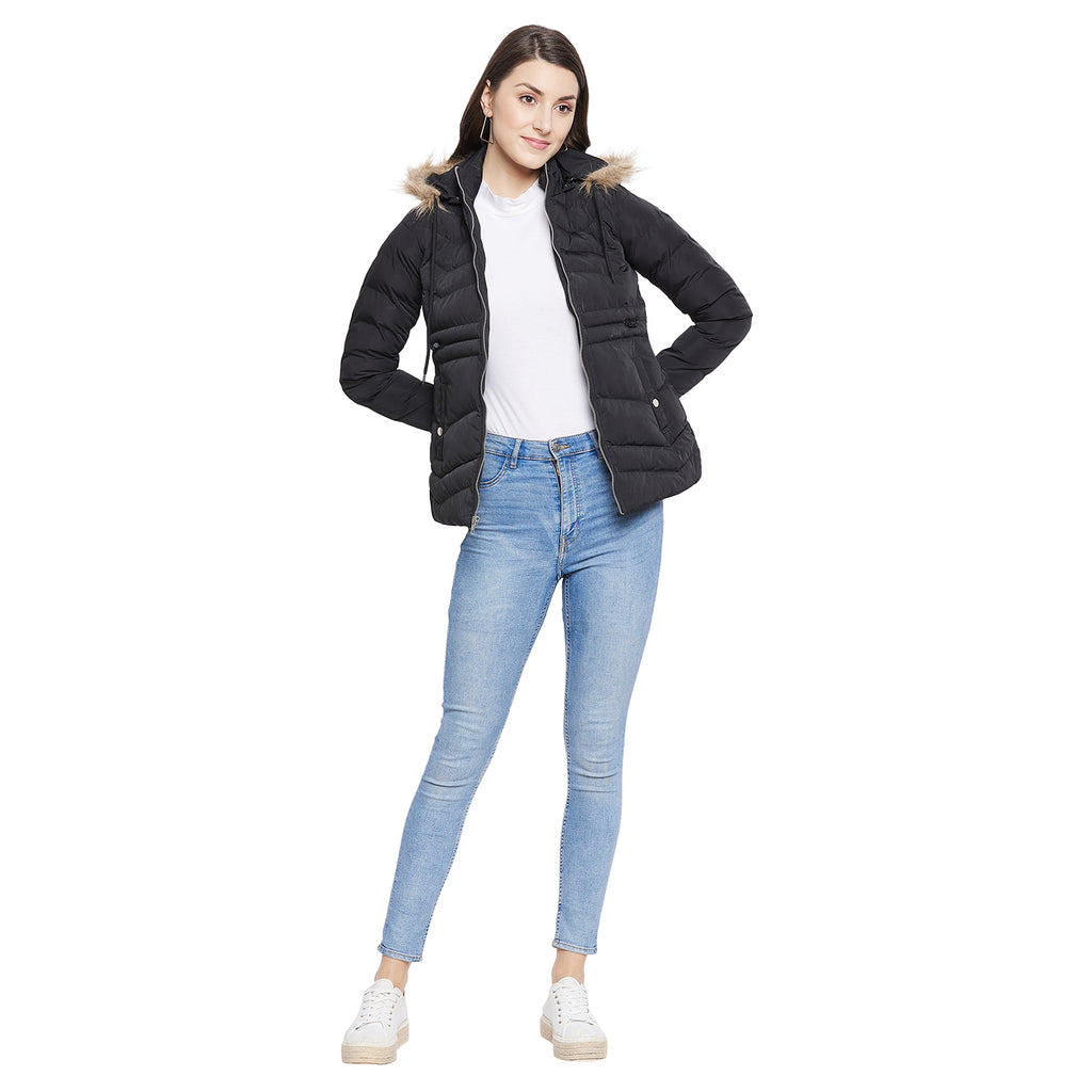Duke Urban Women Full Sleeve Puffer Jacket (SDZ6690)