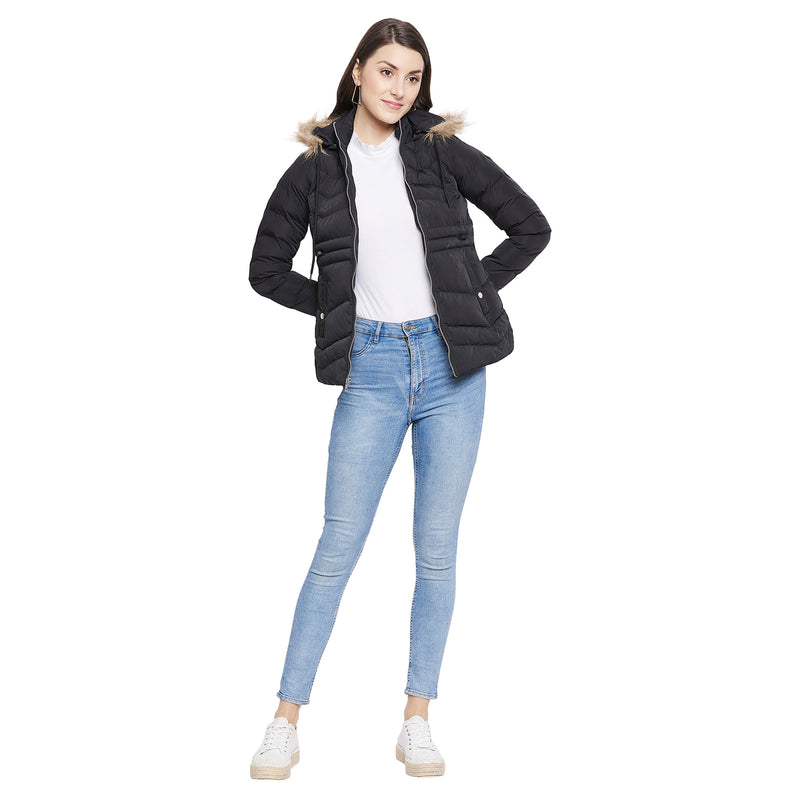 Duke Urban Women Full Sleeve Puffer Jacket (SDZ6690)