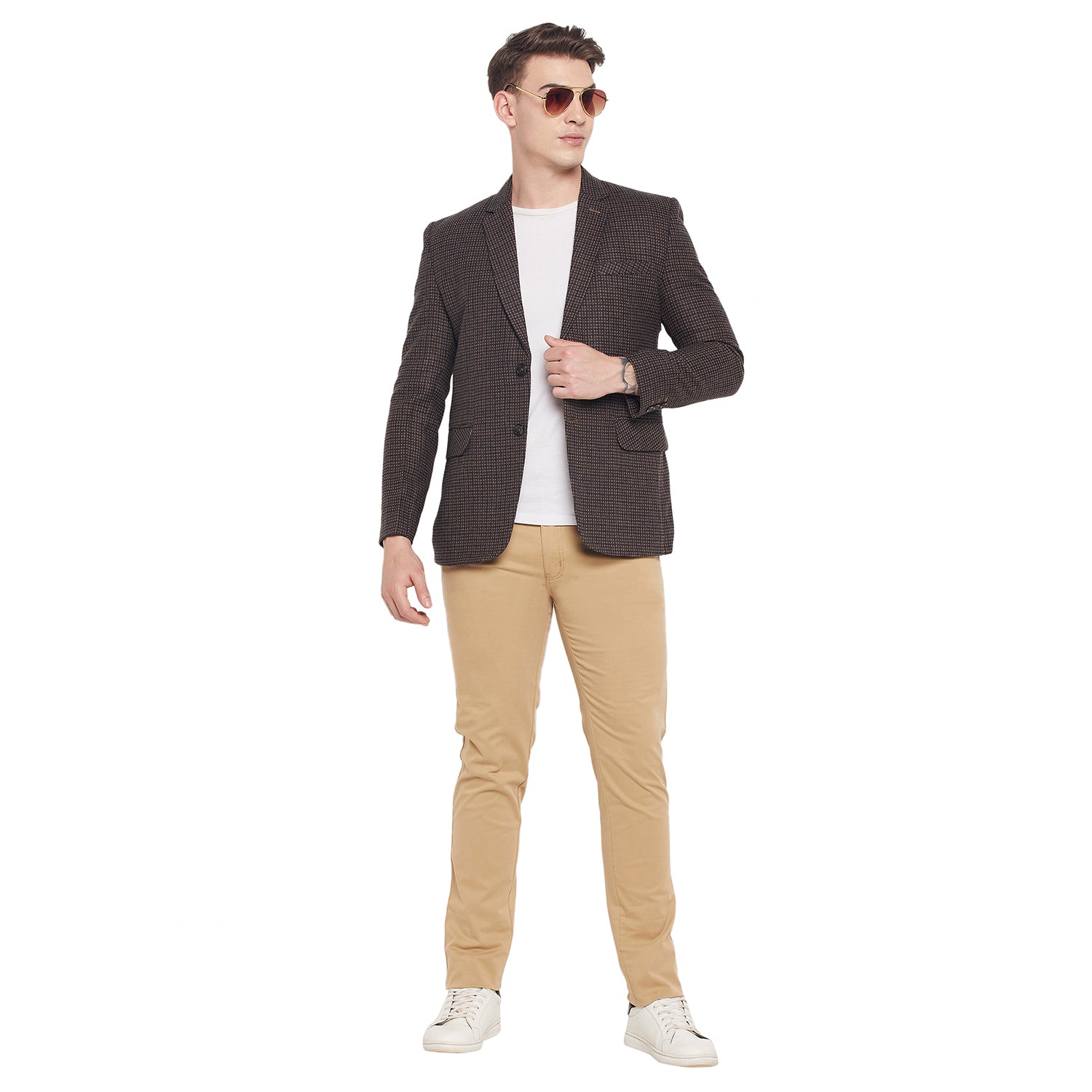 Duke Urban Men Full Sleeve Lapel Neck Coat (SDZ936)
