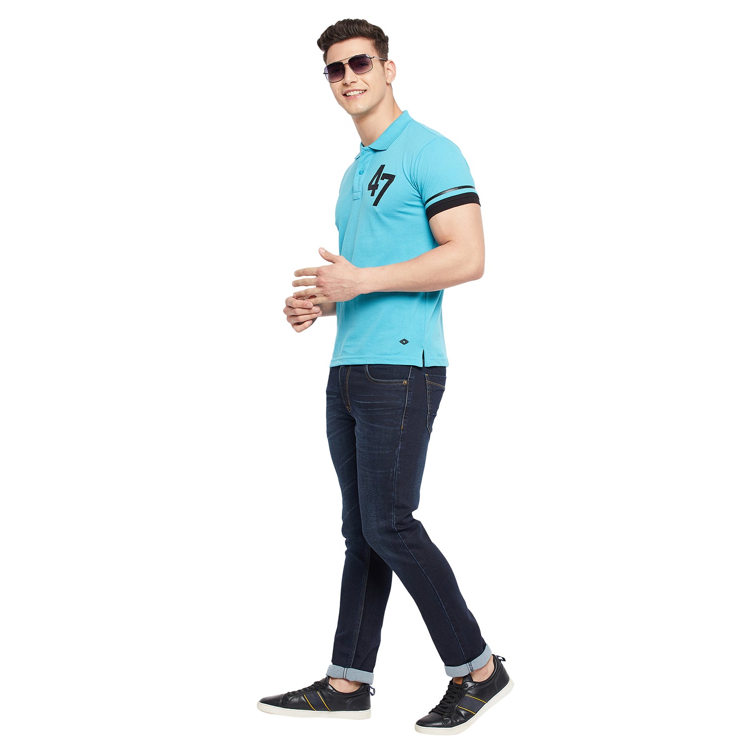 Duke Stardust Men Half Sleeve Cotton T-Shirt (LF5271)
