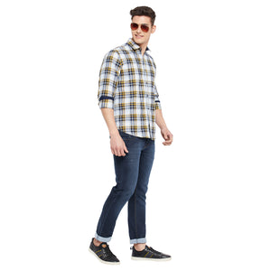 Duke Stardust Men Full Sleeve  Cotton Shirt (SDO5CKIC)