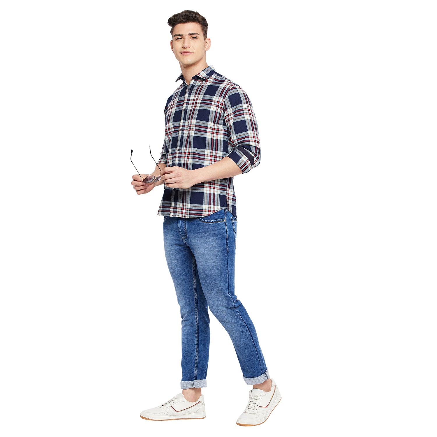Duke Stardust Men Full Sleeve  Cotton Shirt (SDO5CKIB)