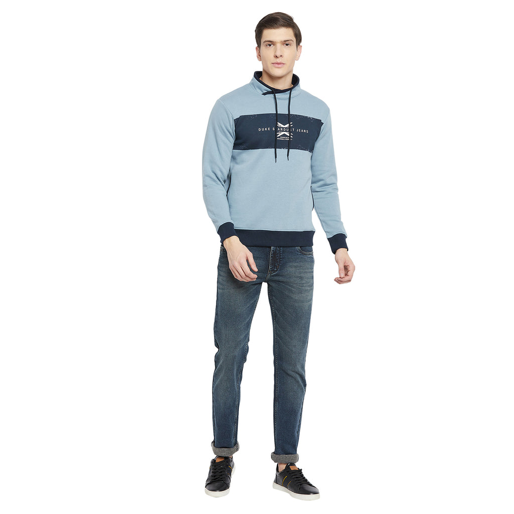 Duke Urban Men Cowl Neck Sweatshirt (LF3849)