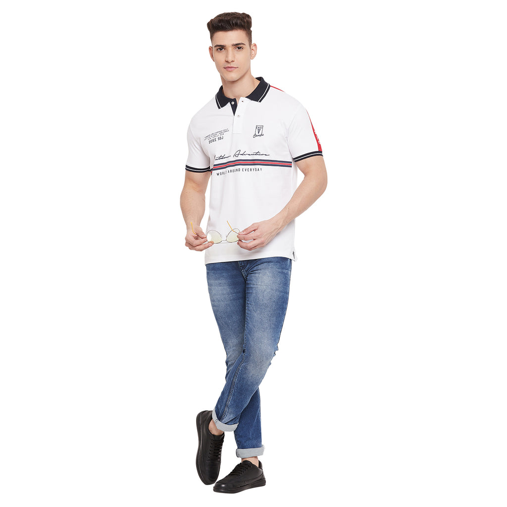 Duke Stardust Men Half Sleeve Cotton T-shirt (LF5258)