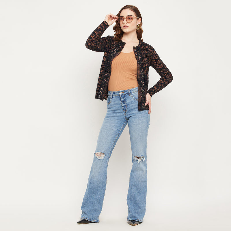 Duke Urban Women Self Design Cardigan (SDS1048)