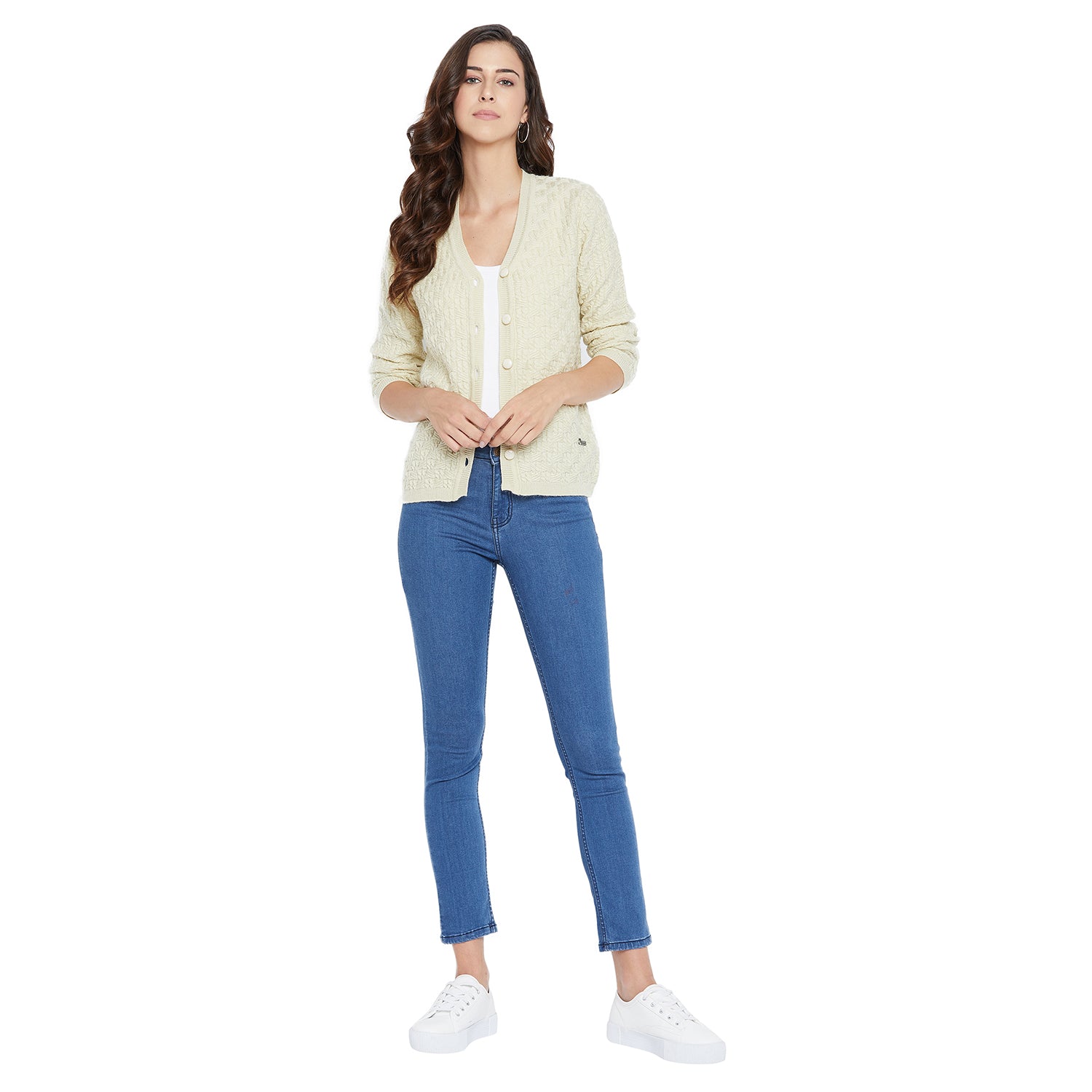 Duke Stardust Women Full Sleeve Cardigan (SDS9599)