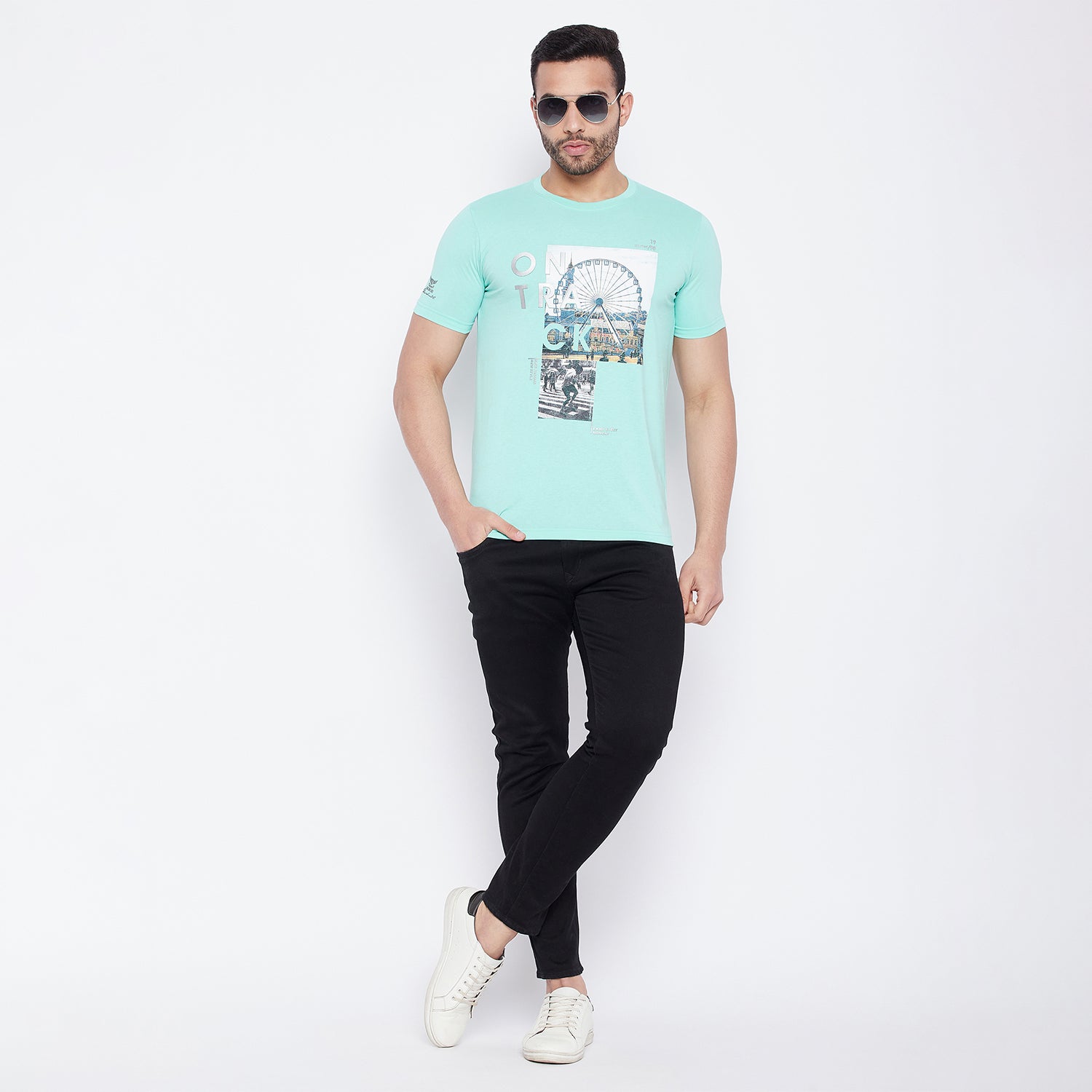 Duke Urban Men Half Sleeve Cotton T-shirt (LF5753)