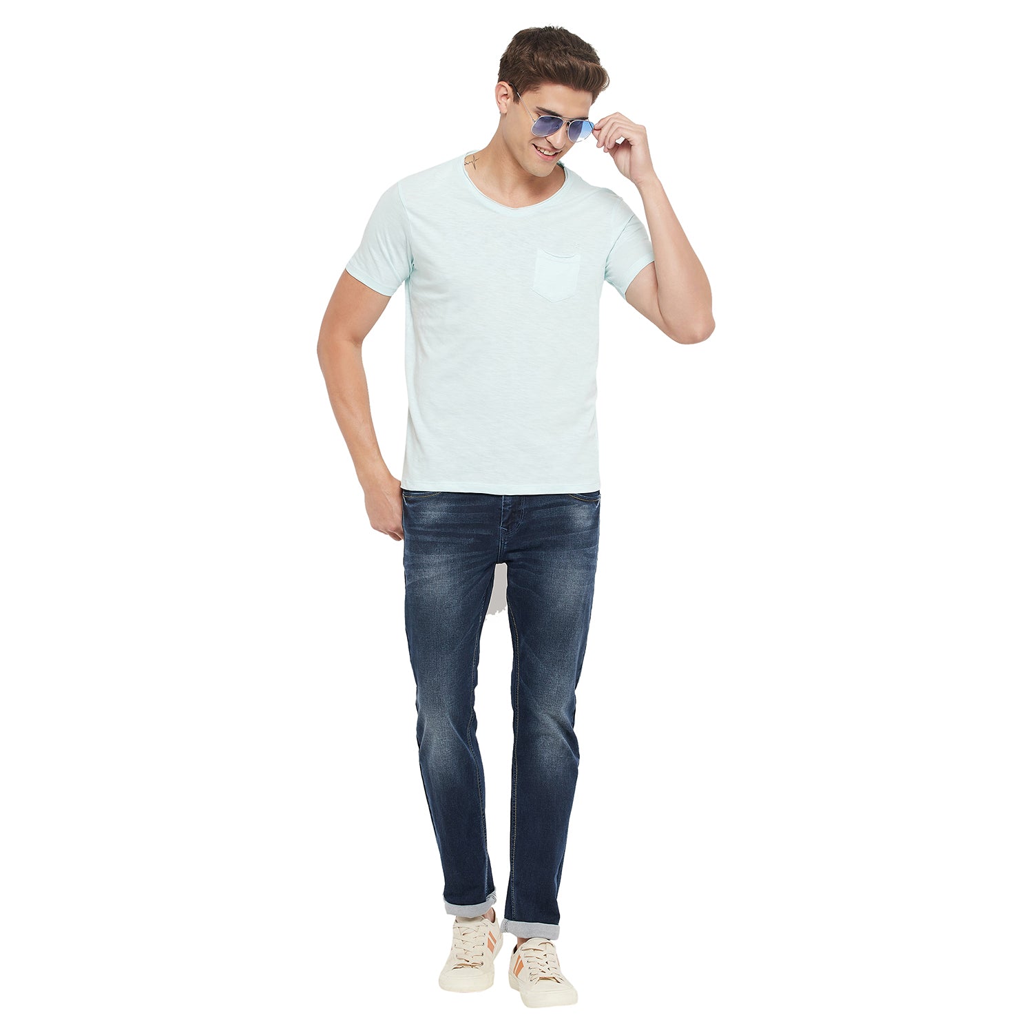 Duke Stardust Men Half Sleeve Cotton T-shirt (LF5252)