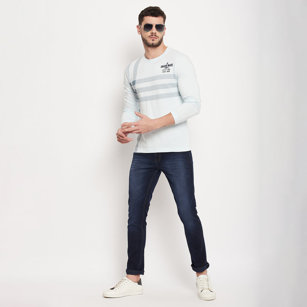 Duke Stardust Men Full Sleeve Cotton T-shirt (LF3976)