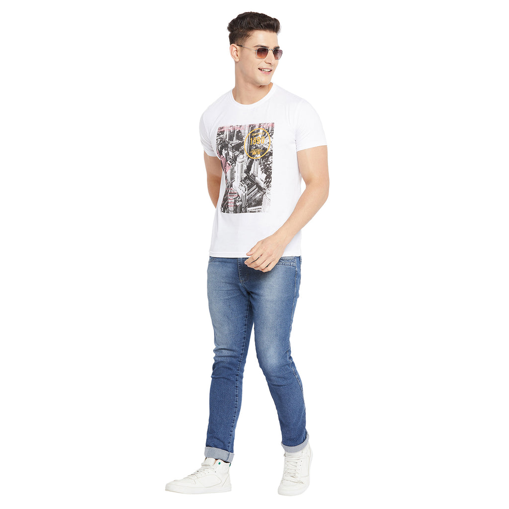 Duke Stardust Men Half Sleeve Cotton T-shirt (LF5227)