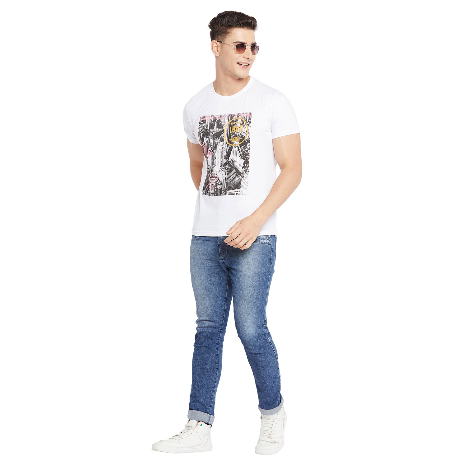 Duke Stardust Men Half Sleeve Cotton T-shirt (LF5227)