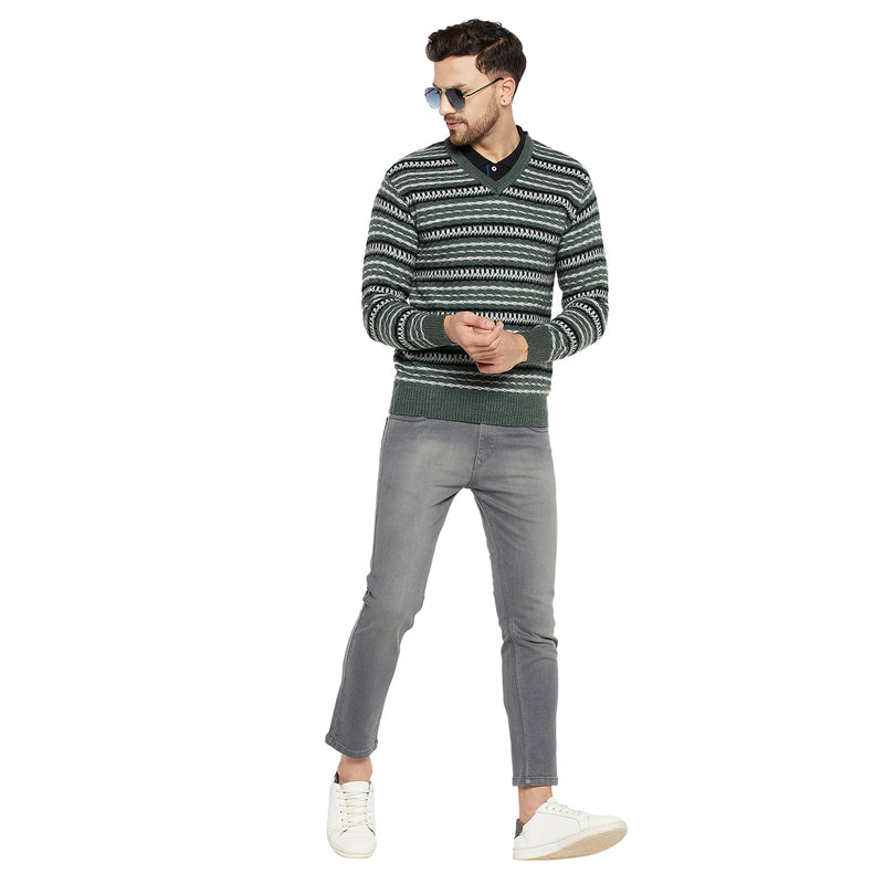 Duke Urban Men Full Sleeve V Neck Sweater (SDS2056)