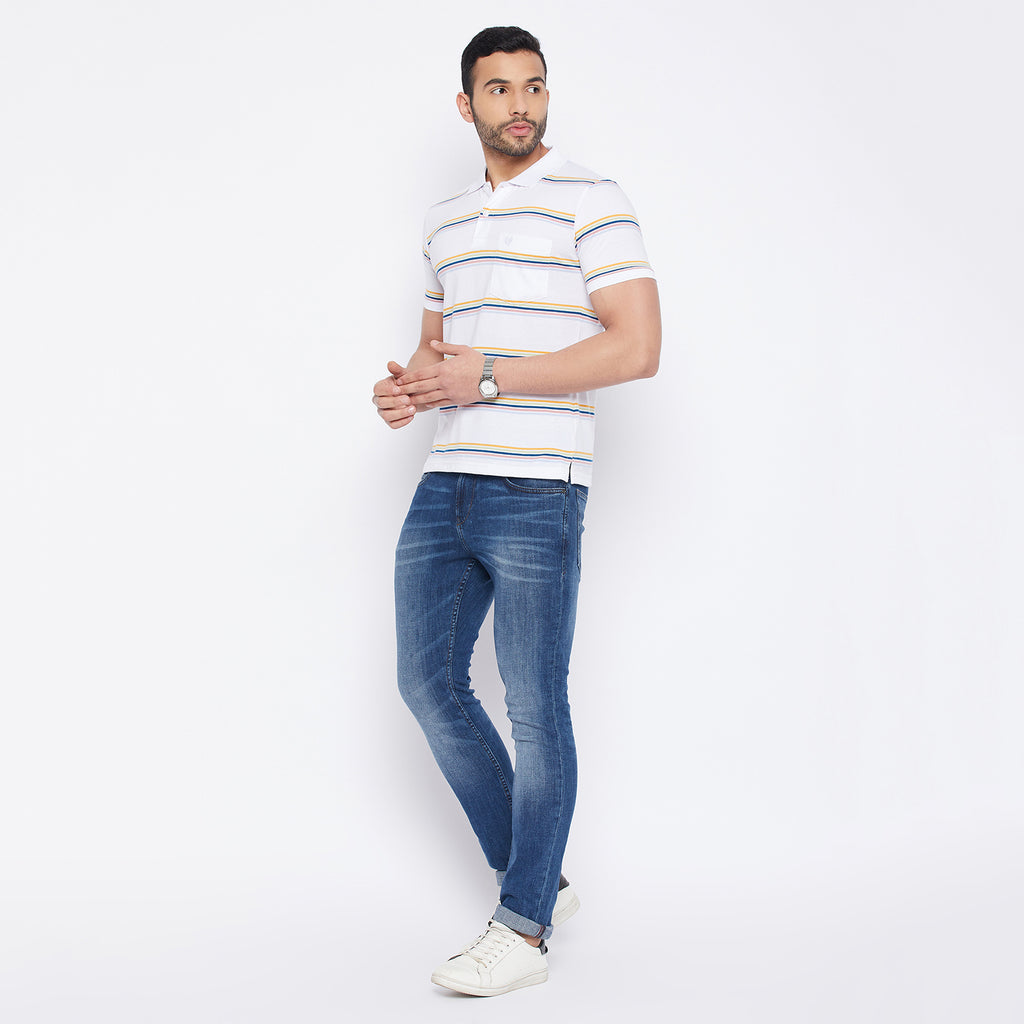Duke Stardust Men Half Sleeve Cotton T-shirt (LF5805)