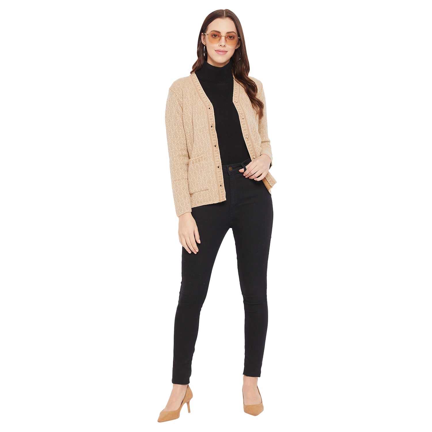 Duke Stardust Women Full Sleeve Cardigan (SDS9619)