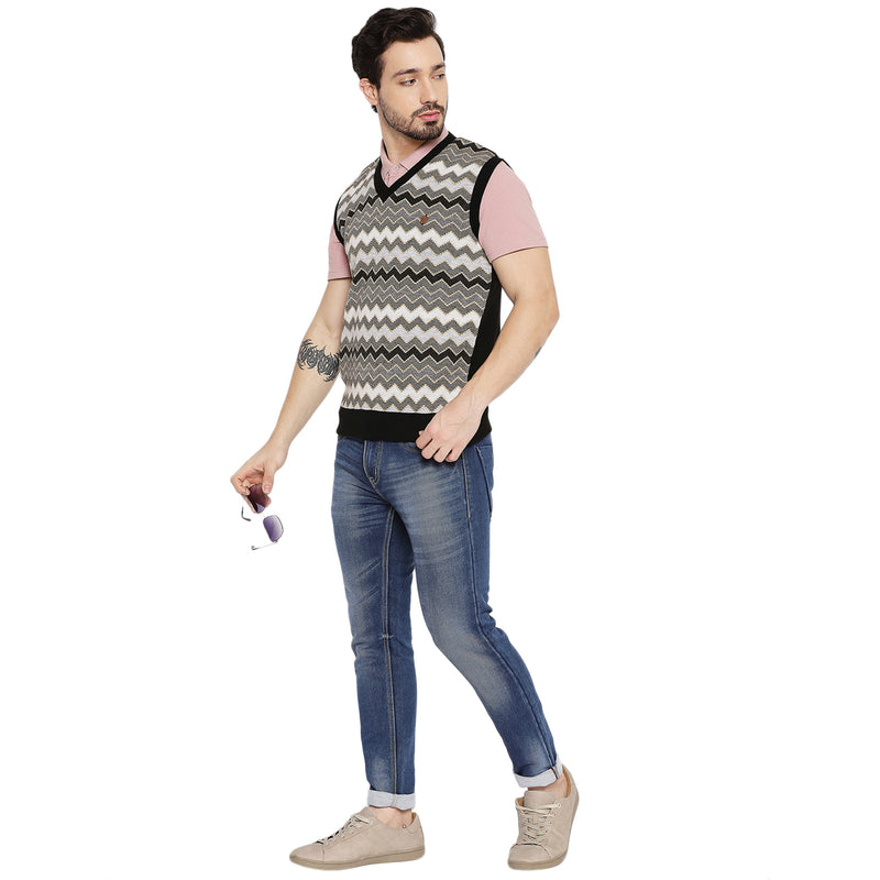 Duke Urban Men Sleeveless Reversible Sweater (SDS2036)