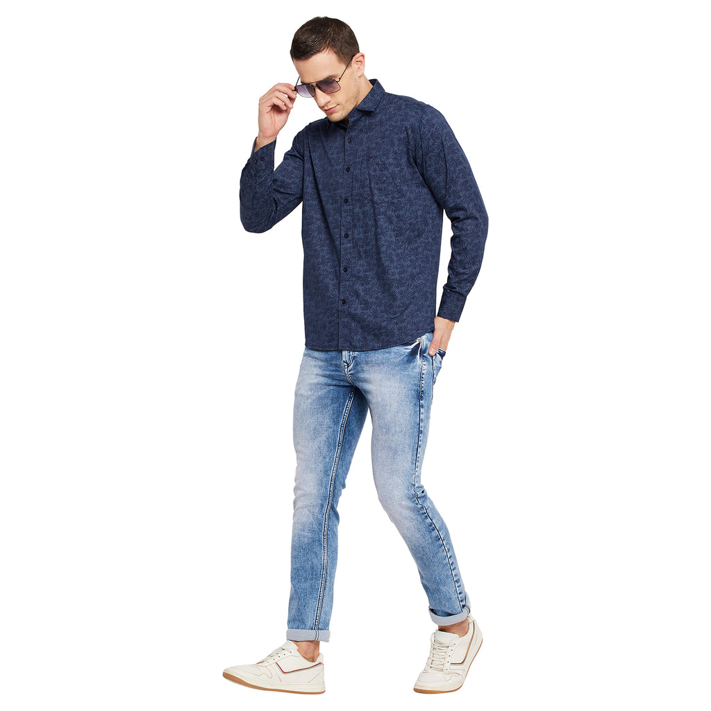 Duke Stardust Men Full Sleeve Cotton Shirt (SDO8PRTI)