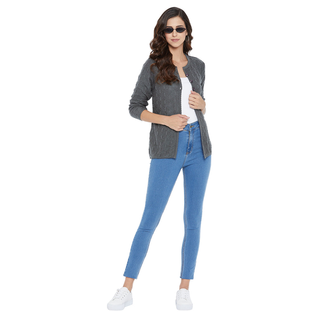 Duke Stardust Women Full Sleeve Cardigan (SDS944)