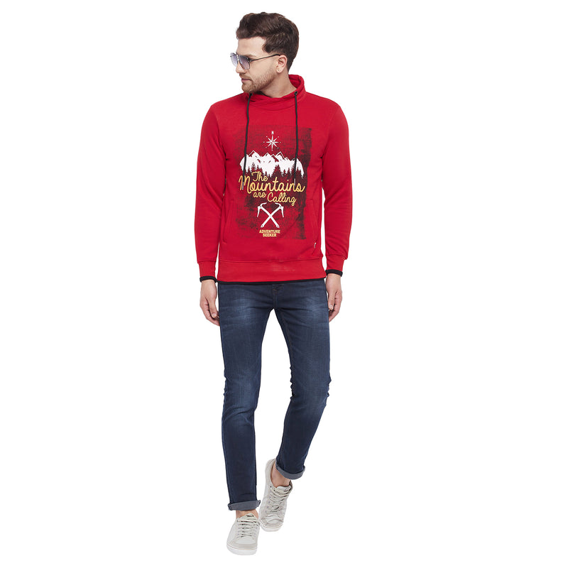 Duke Urban Men Cowl Neck Sweatshirt (LF3853)