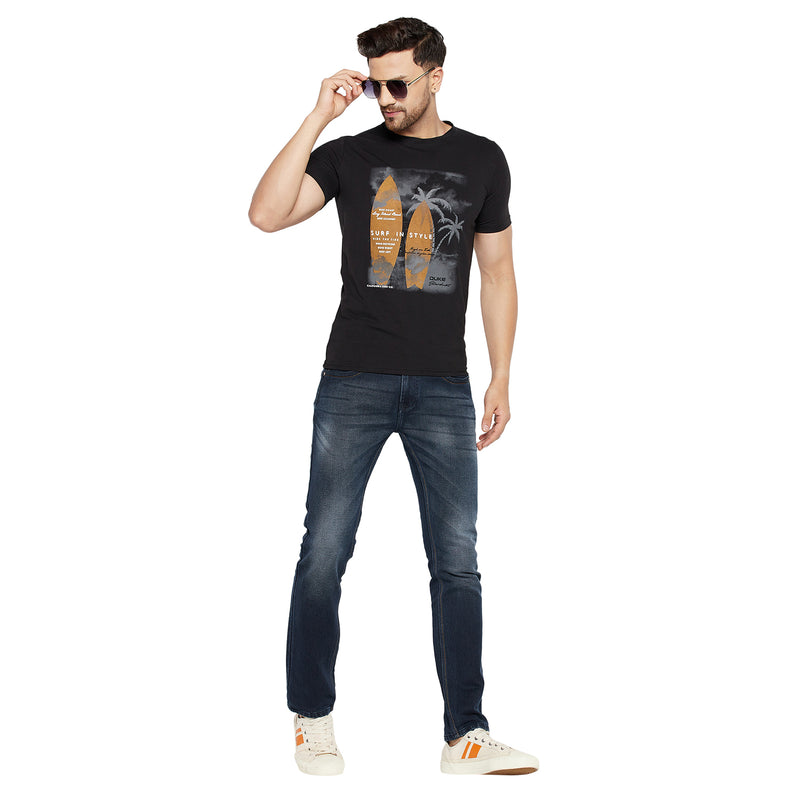 Duke Urban Men Half Sleeve Cotton T-shirt (LF5740)