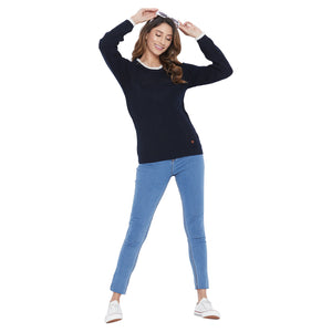 Duke Stardust Women Full Sleeve Sweater (SDS937)