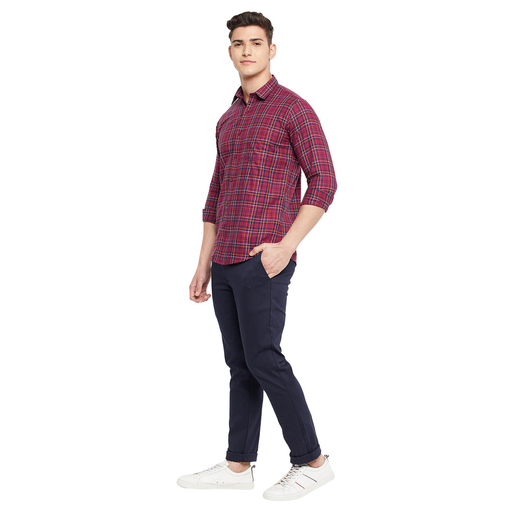 Duke Urban Men Full Sleeve  Cotton Shirt (SDO7CKOQ)