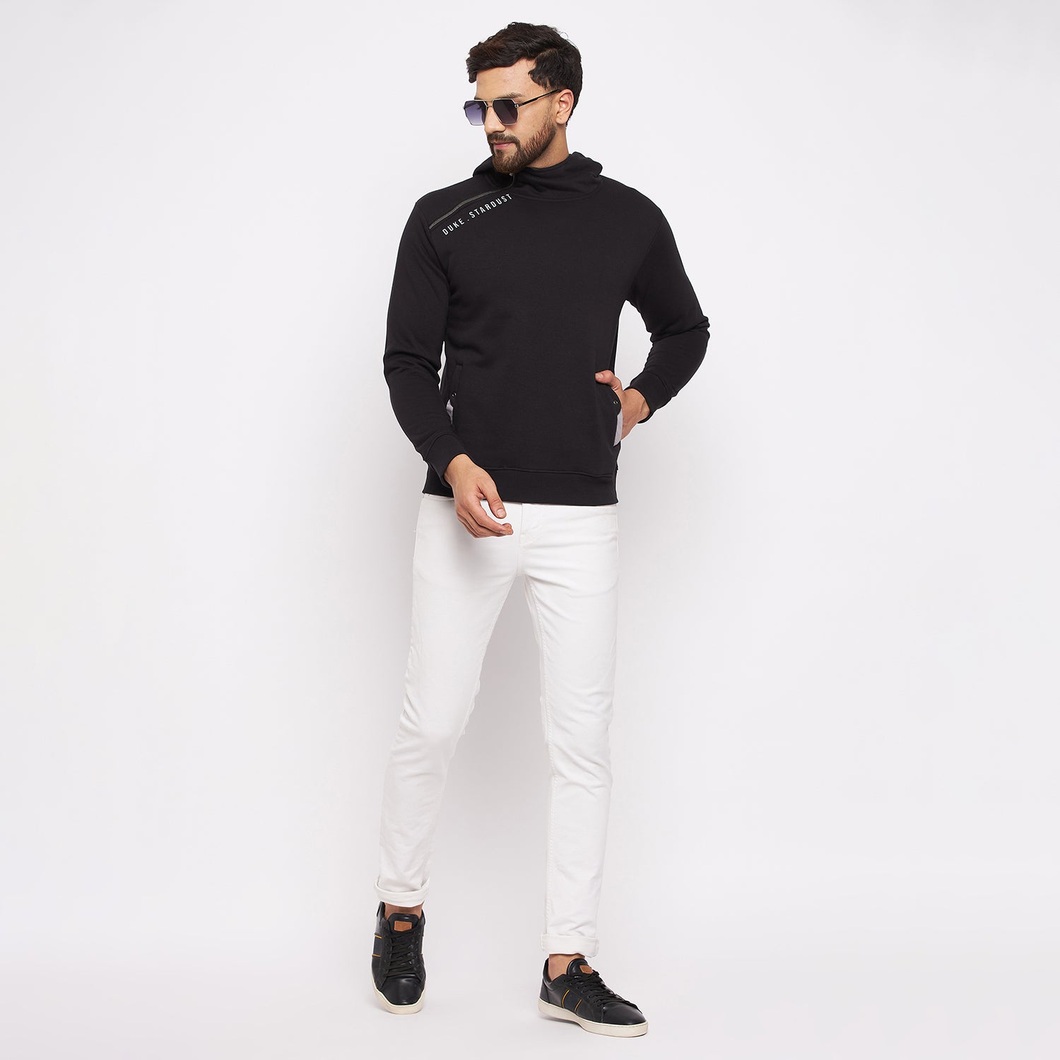 Duke Urban Men Hooded Neck Sweatshirt (LF6216)