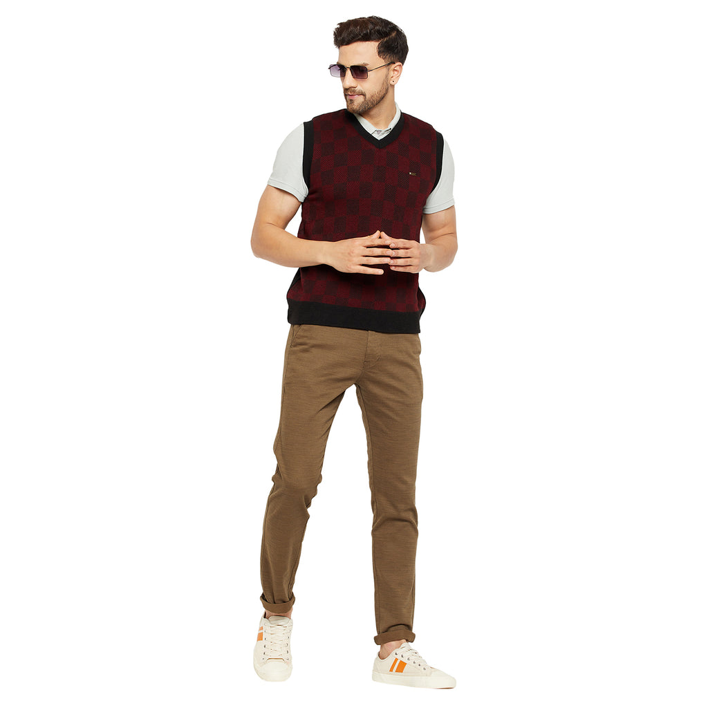 Duke Urban Men Sleeveless Reversible Sweater (SDS2035)