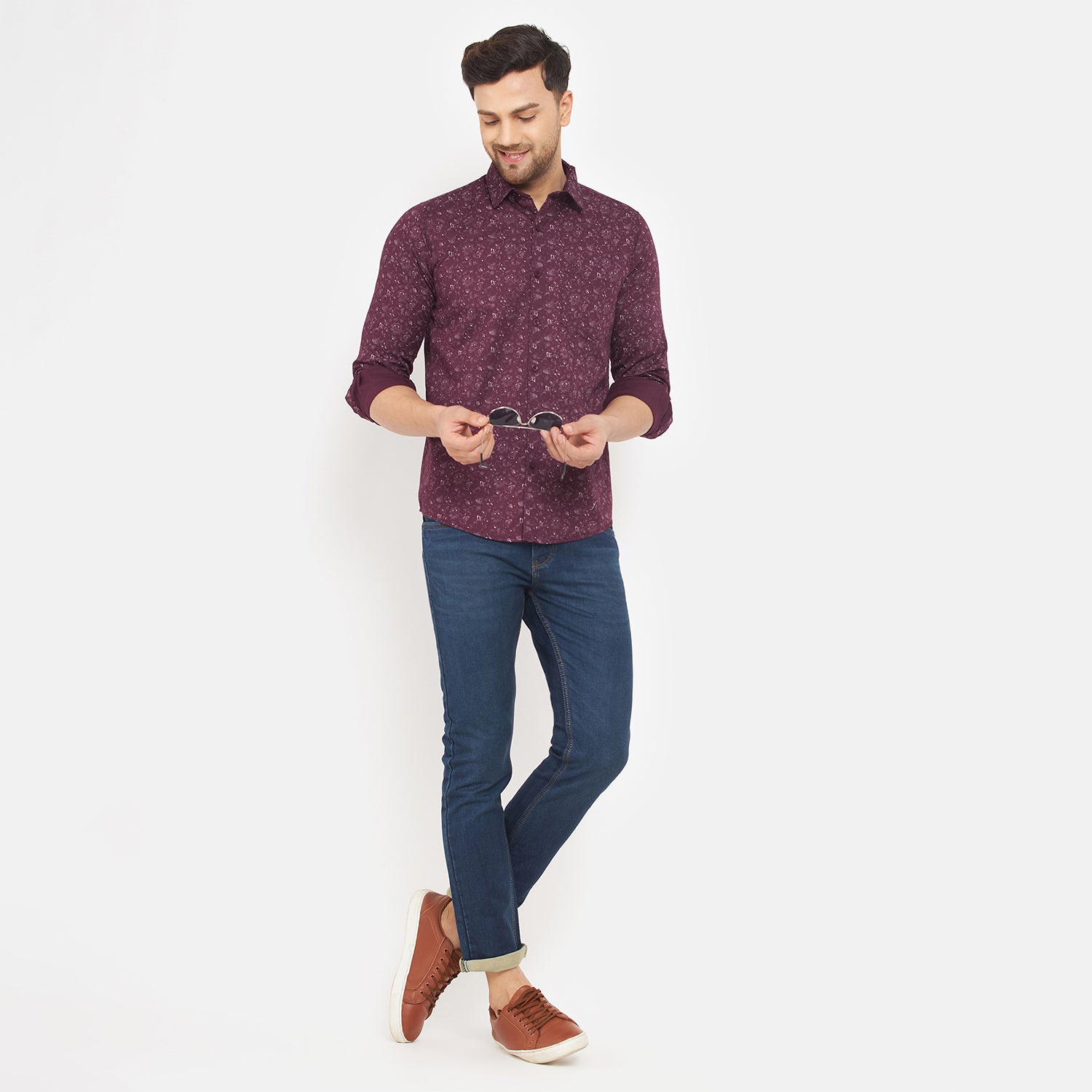 Duke Urban Men Full Sleeve Cotton Shirt (SDO7PRTJ)