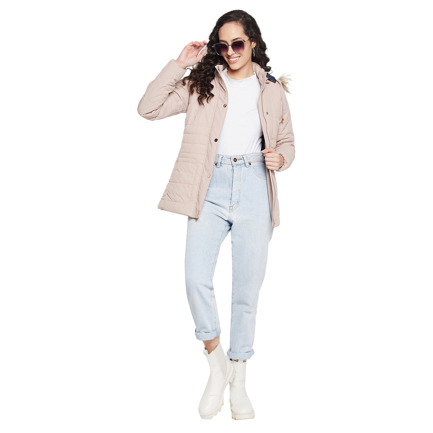 Duke Urban Women Full sleeve Hooded Jacket (SDZ1945)