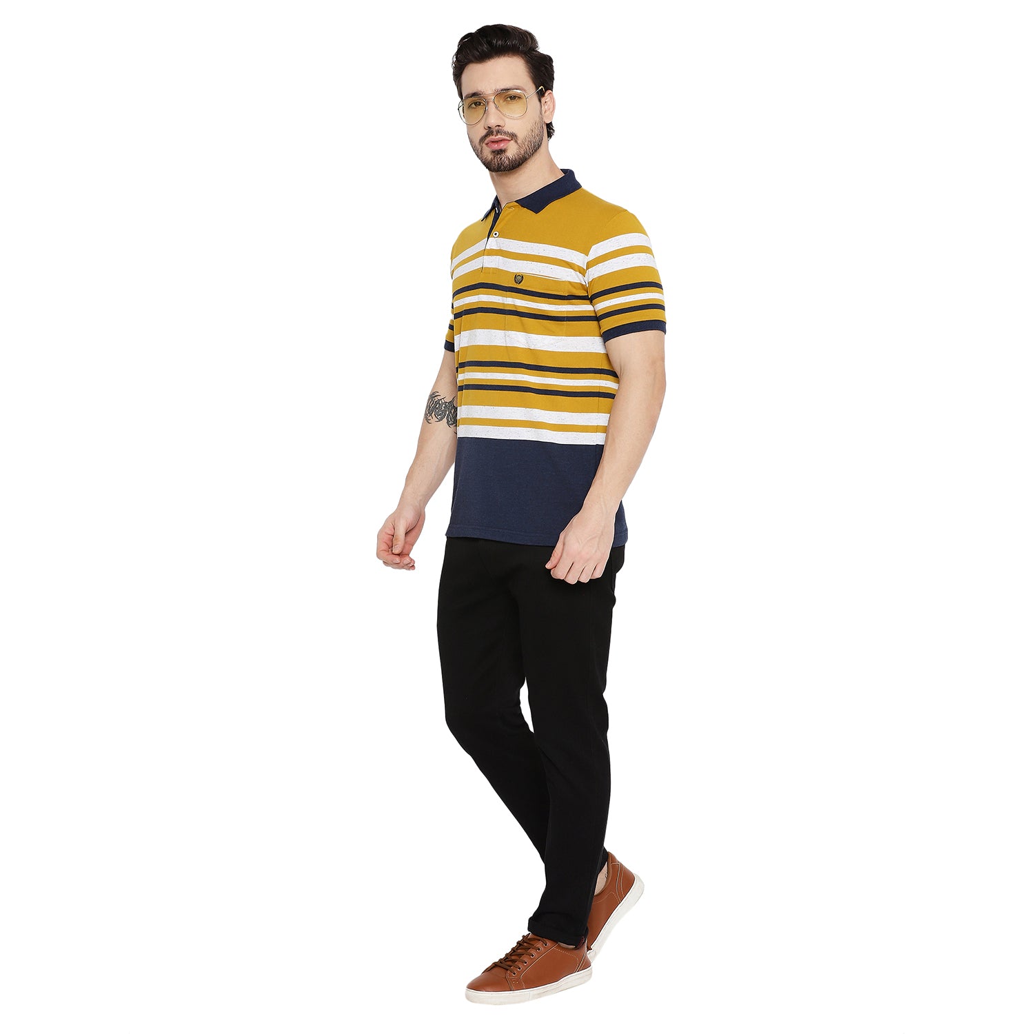 Duke Urban Men Half Sleeve Cotton T-shirt (LF5709)