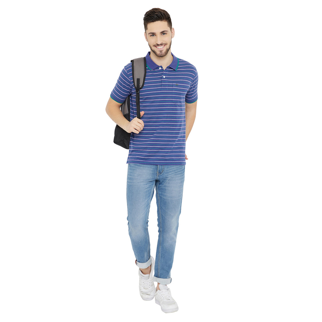 Duke Stardust Men Half Sleeve Cotton T-shirt (MLF4977)