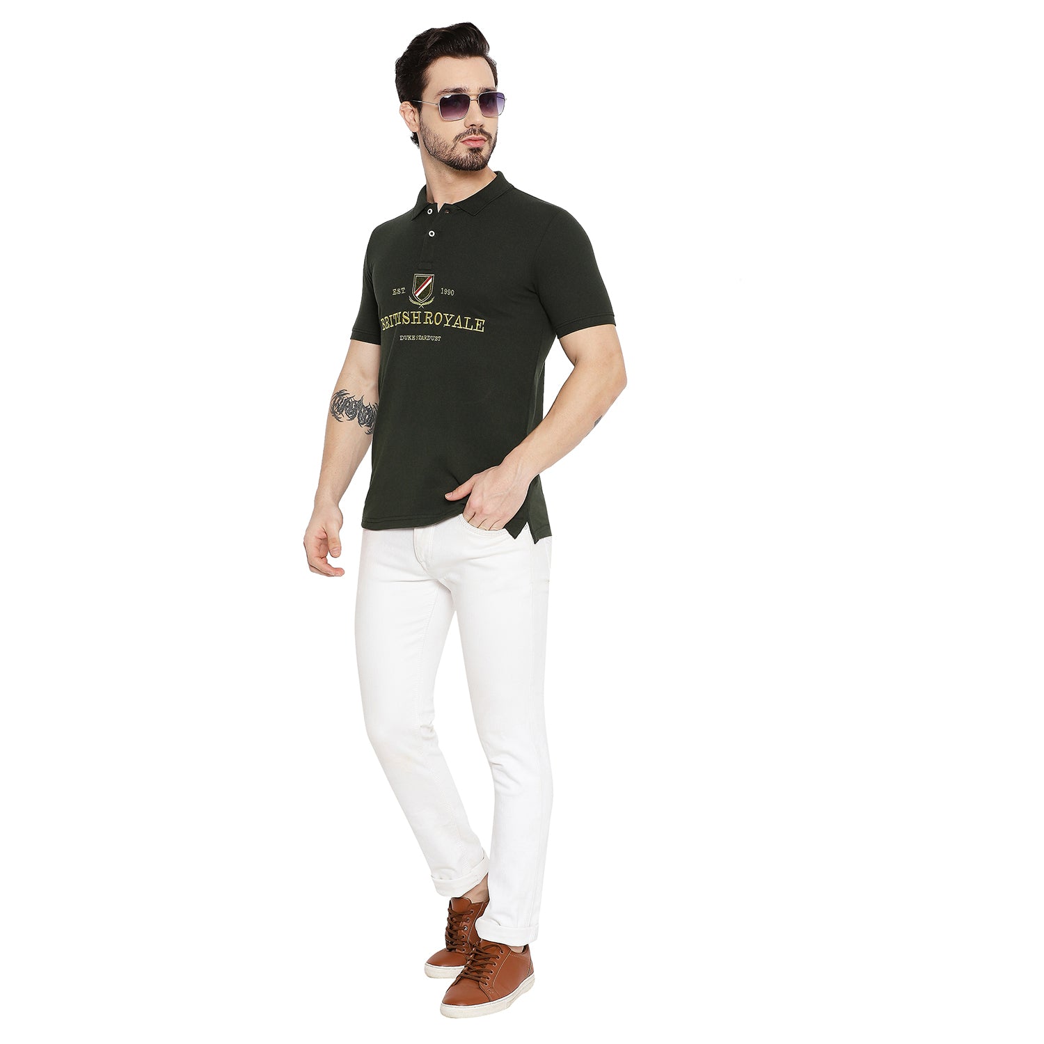 Duke Urban Men Half Sleeve Cotton T-shirt (LF5442)