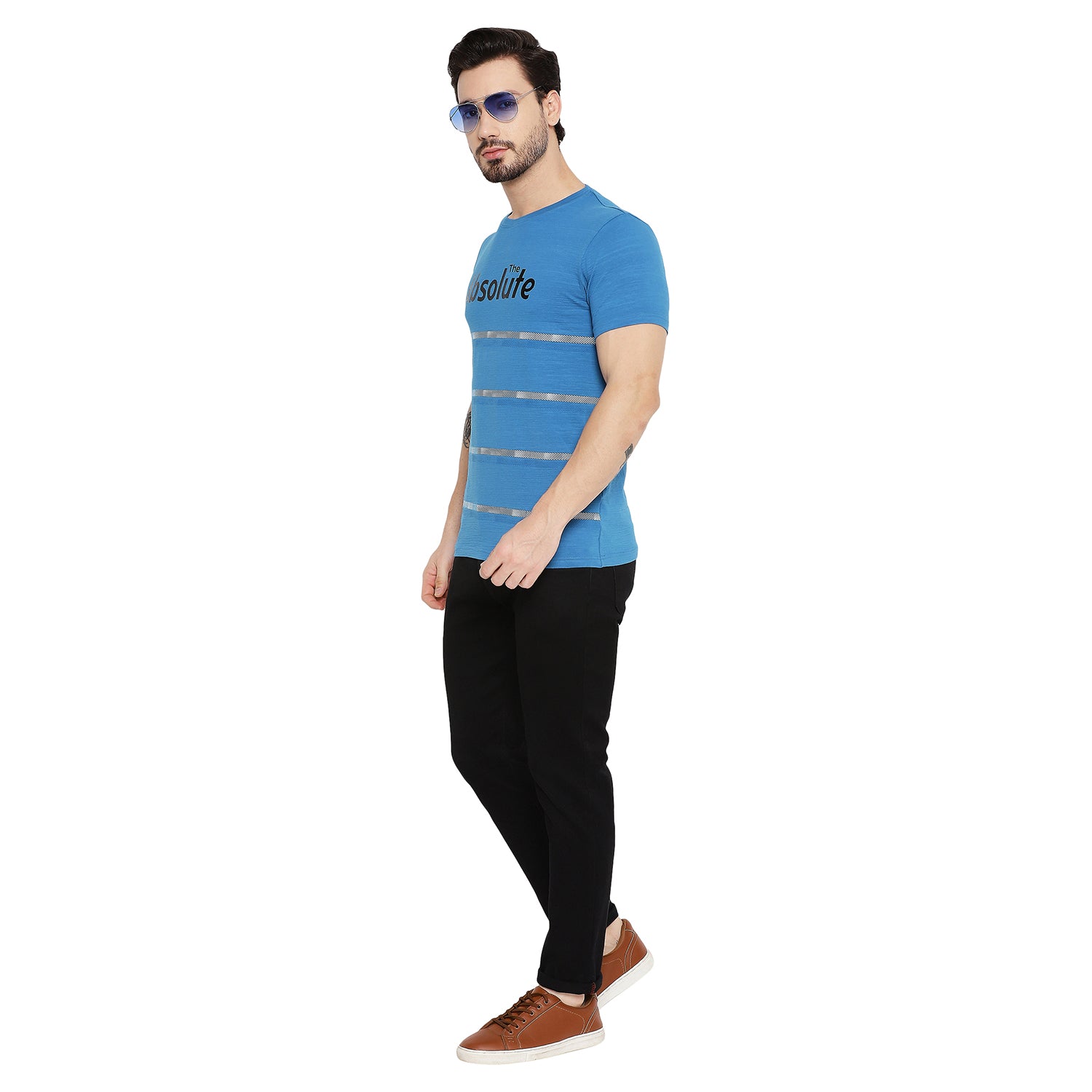 Duke Urban Men Half Sleeve Cotton T-shirt (LF5424)