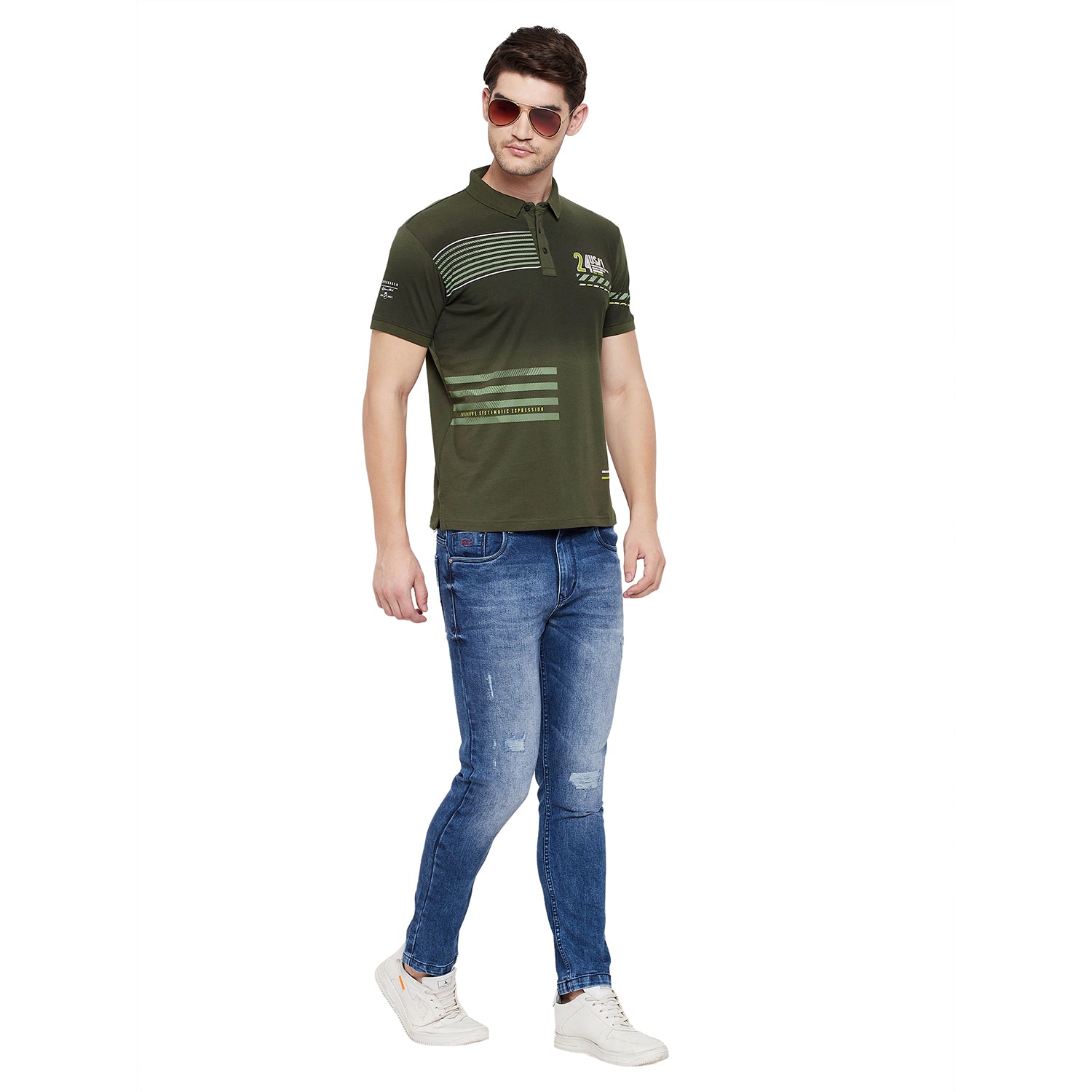 Duke Urban Men Half Sleeve Cotton T-shirt (LQ3758)