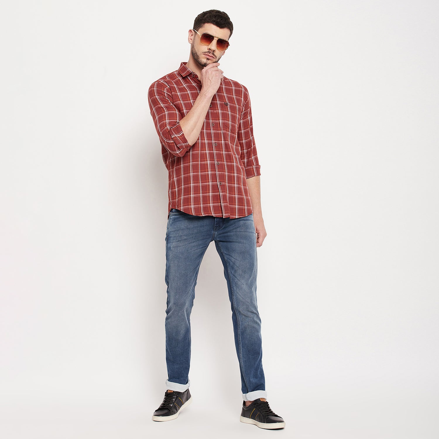 Duke Urban Men Full Sleeve Cotton Shirt (SDO6CKH)