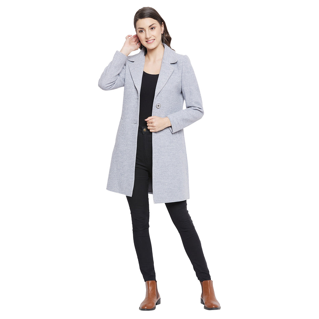 Duke Stardust Women Full Sleeve Coat (SDZ6731)