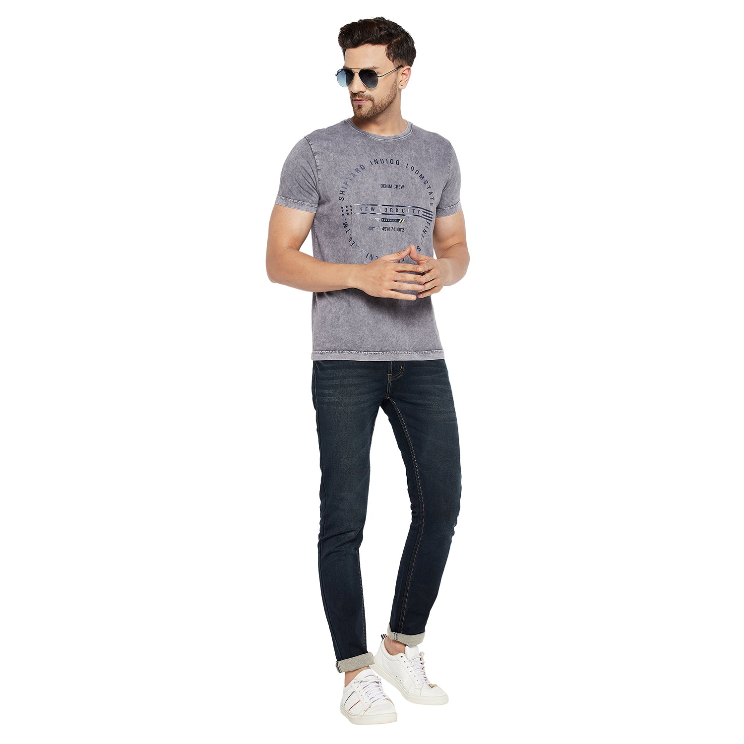 Duke Urban Men Half Sleeve Cotton T-shirt (LF5452)