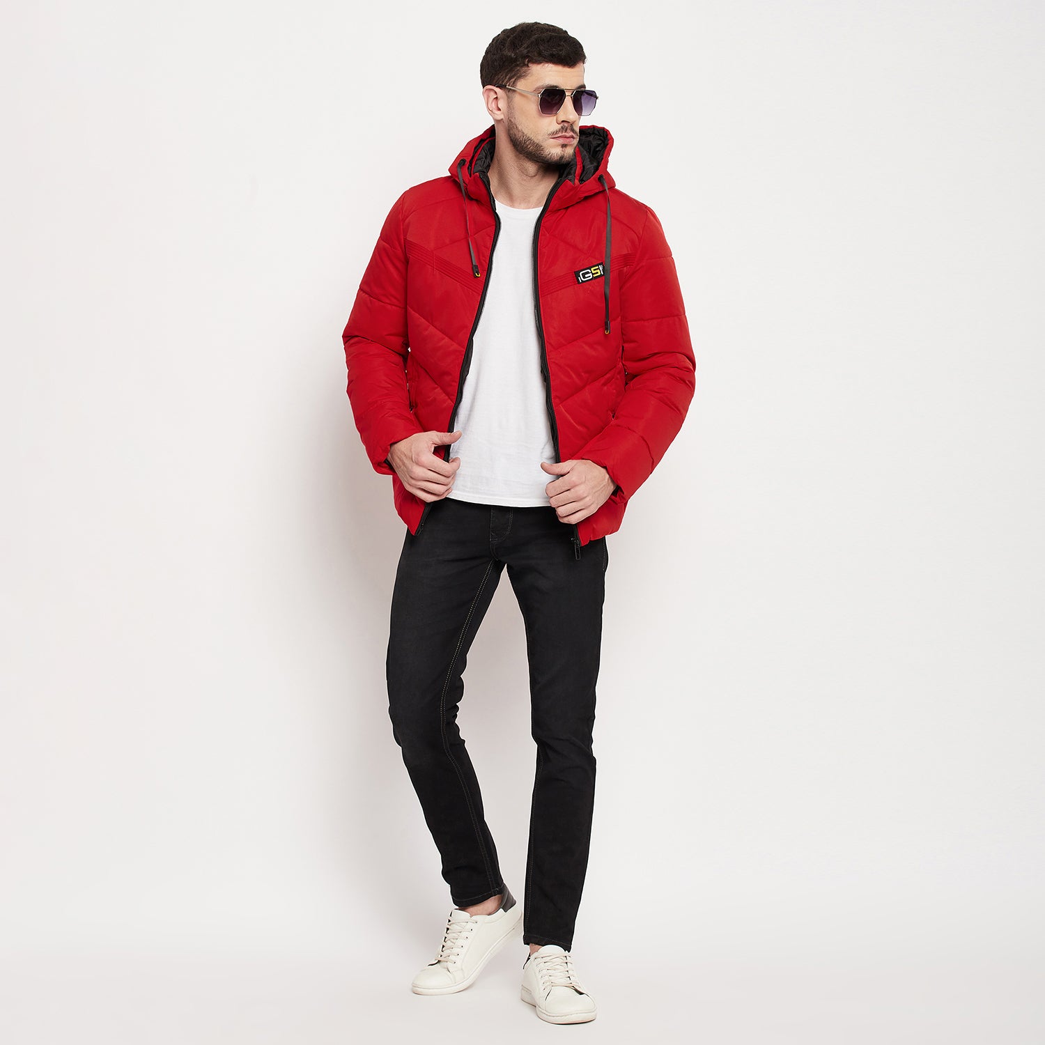 Duke Stardust Men Full Sleeve Hooded Jacket (SDZ944)