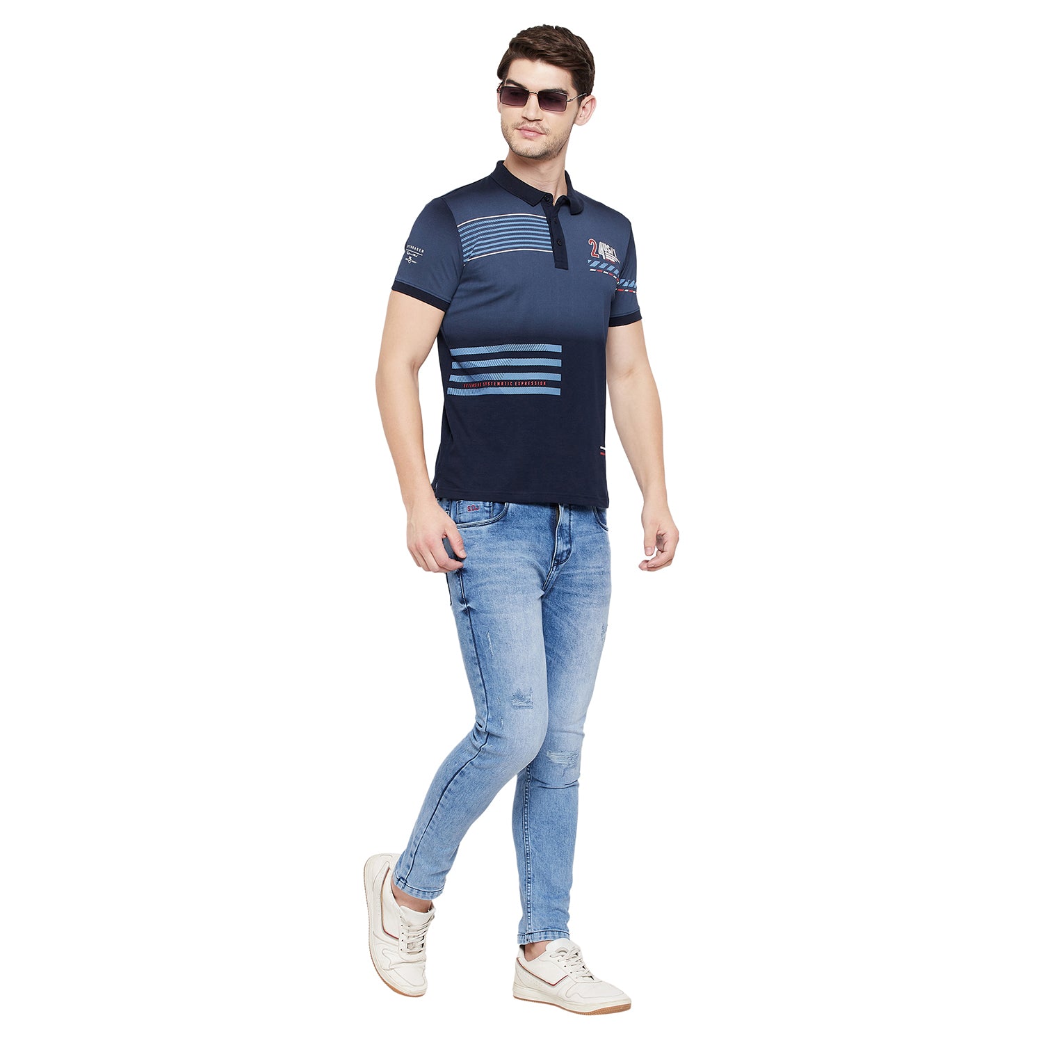 Duke Urban Men Half Sleeve Cotton T-shirt (LQ3758)