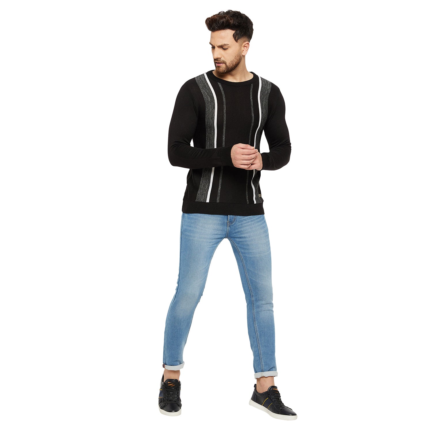 Duke Urban Men Full Sleeve Round Neck Sweater (SDS724R)
