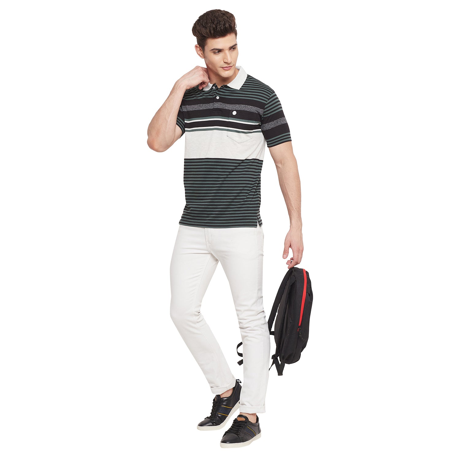 Duke Stardust Men Half Sleeve Cotton T-shirt (MTLF359)