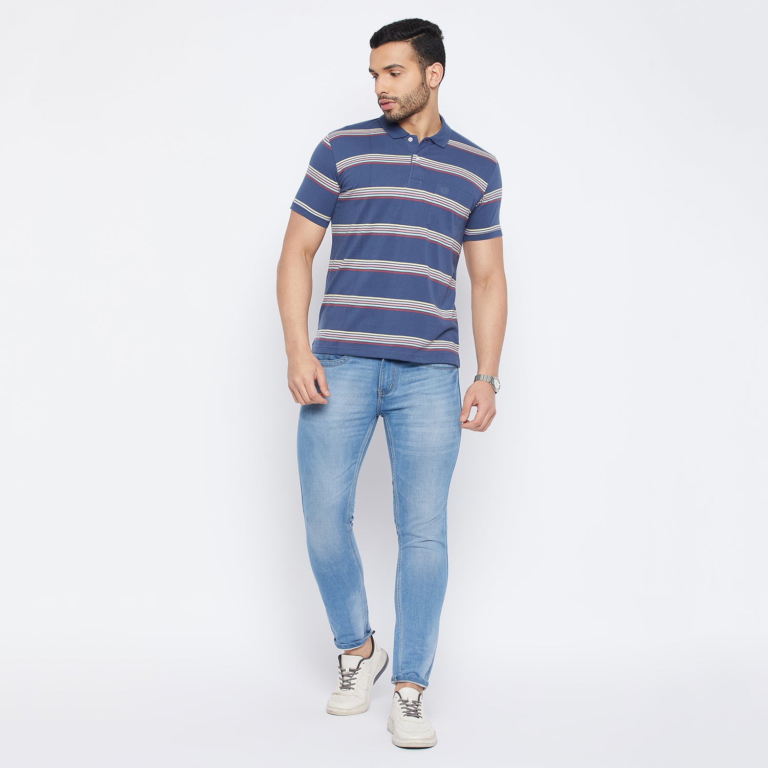 Duke Stardust Men Half Sleeve Cotton T-shirt (LF5805)