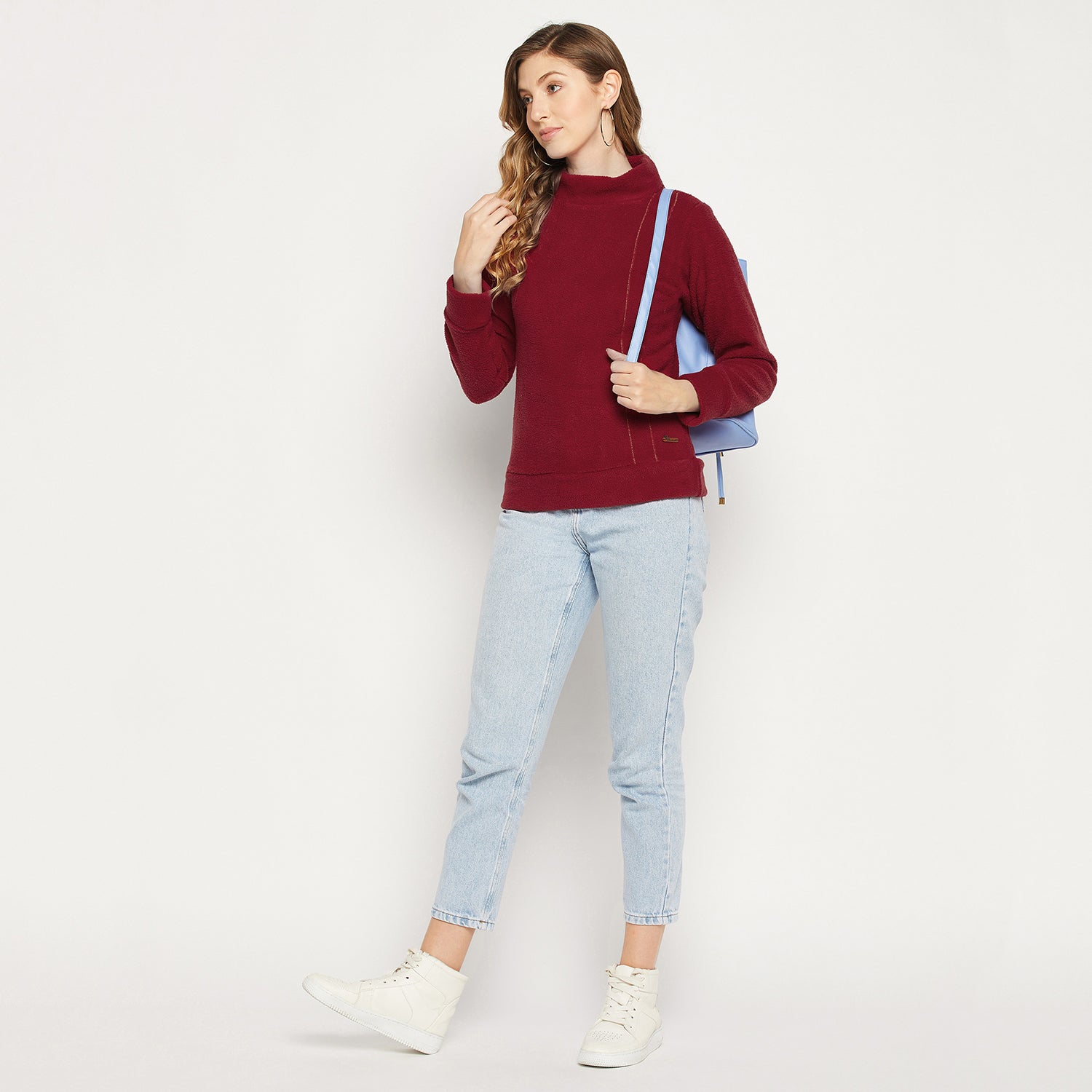 Duke Stardust Women High Neck Sweatshirt (LFX803)