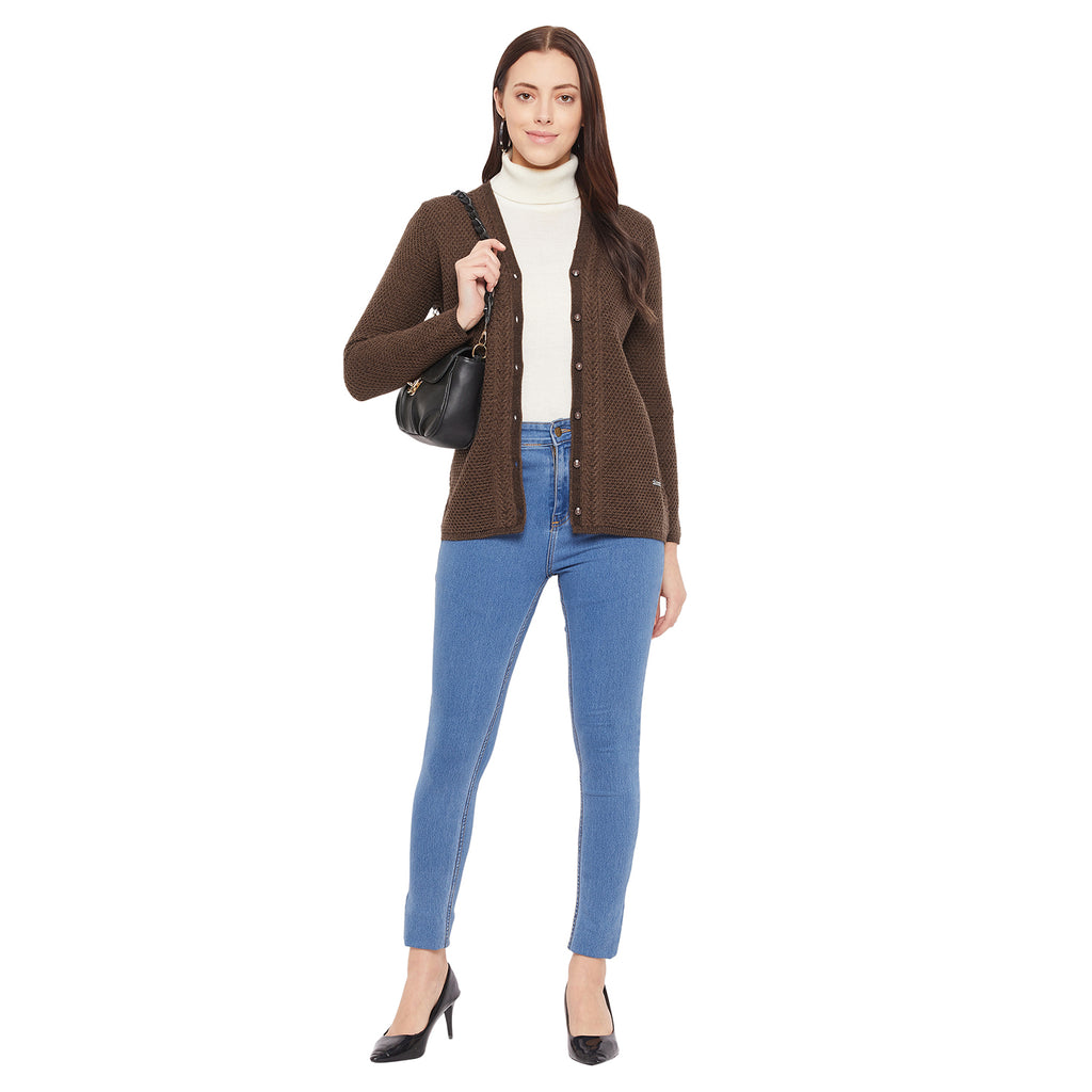 Duke Stardust Women Full Sleeve Cardigan (SDS9595)