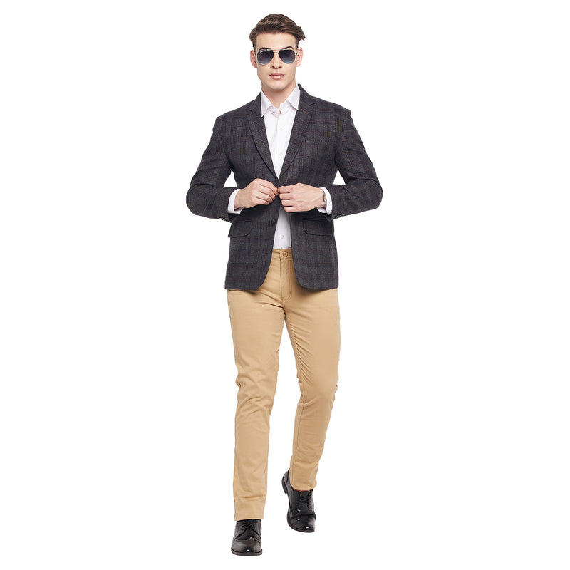 Duke Urban Men Full Sleeve Lapel Neck Coat (SDZ948)